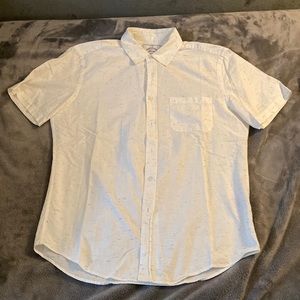 Rainbow nep short sleeve button up